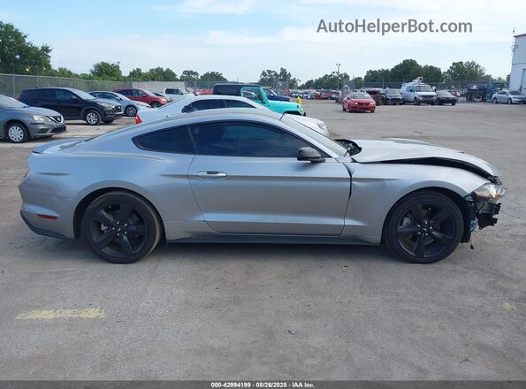 1FA6P8TH6N5110203 2022 FORD MUSTANG Серебряный Вид задней части салона