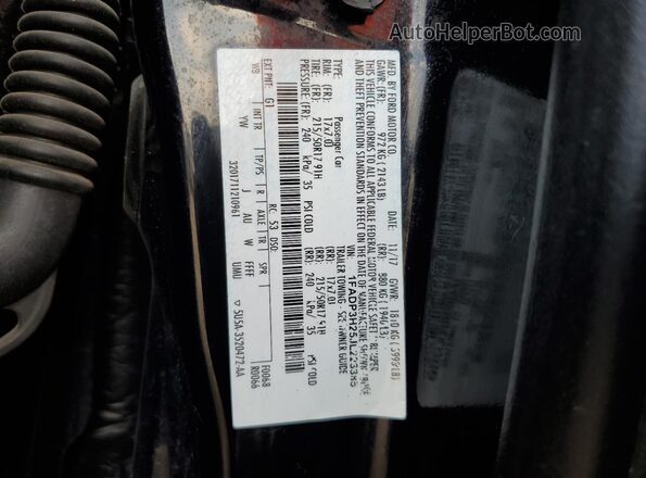 1FADP3H25JL223385 2018 FORD FOCUS Black 