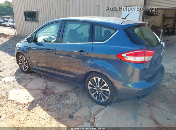 1FADP5DU7JL102490 2018 FORD C-MAX HYBRID Blue Հետևի ձախ