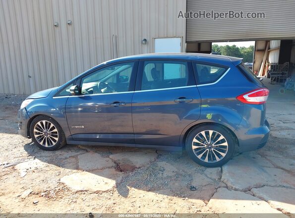 1FADP5DU7JL102490 2018 FORD C-MAX HYBRID Blue Սալոնի 360 աստիճան տեսք