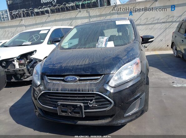 1FADP5EU3HL108599 2017 FORD C-MAX ENERGI Black Widok zestawu wskaźników