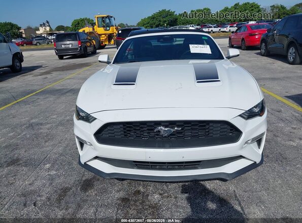 1FATP8UH4M5114475 2021 FORD MUSTANG White Вид щитка приладів