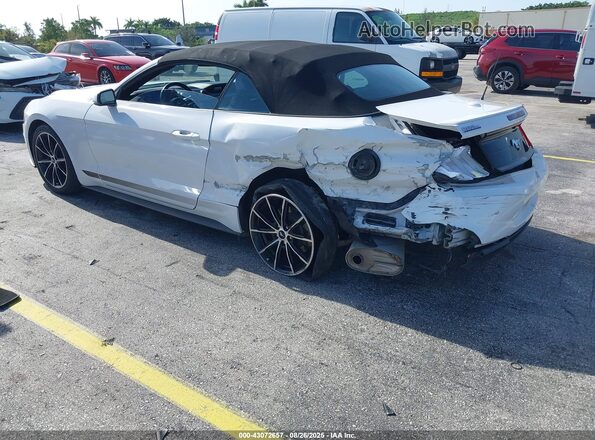 1FATP8UH4M5114475 2021 FORD MUSTANG White Задня ліва чверть