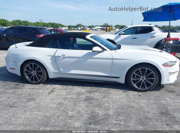 1FATP8UH4M5114475 2021 FORD MUSTANG White Вид задньої частини салону