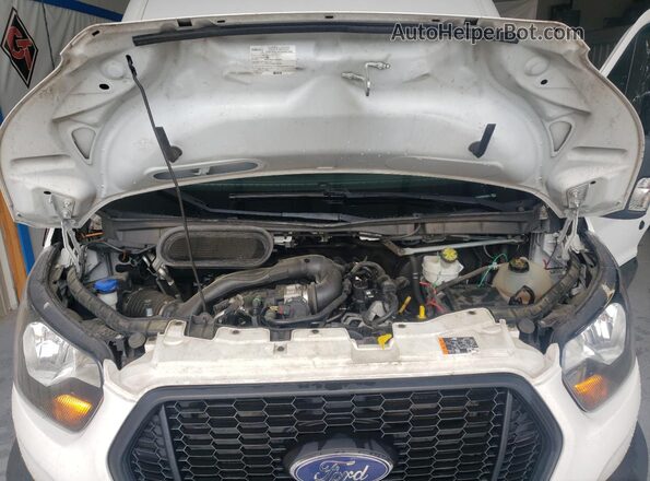 1FBAX2C83MKA89476 2021 FORD TRANSIT White Widok komory silnika