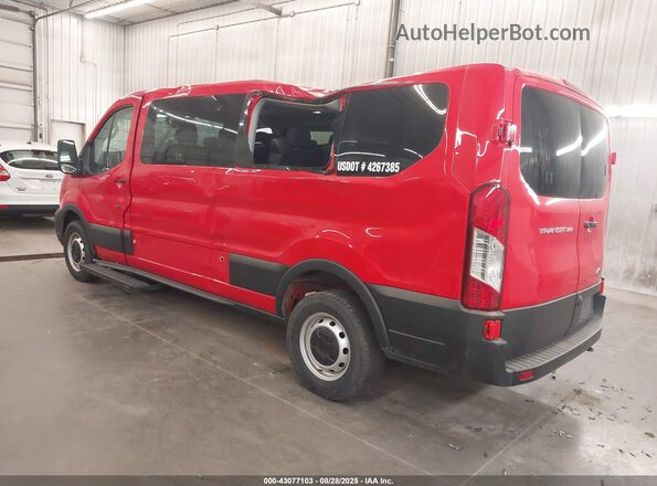 1FBAX2Y85NKA45280 2022 FORD PASSENGER Red უკანა მარცხენა