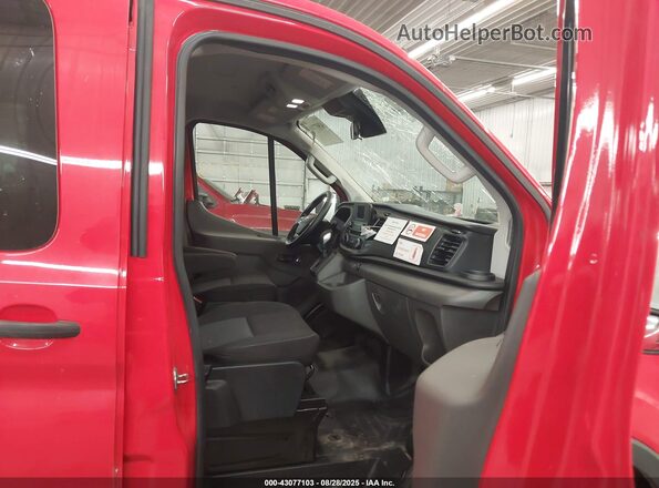 1FBAX2Y85NKA45280 2022 FORD PASSENGER Red წინა სალონის ხედი