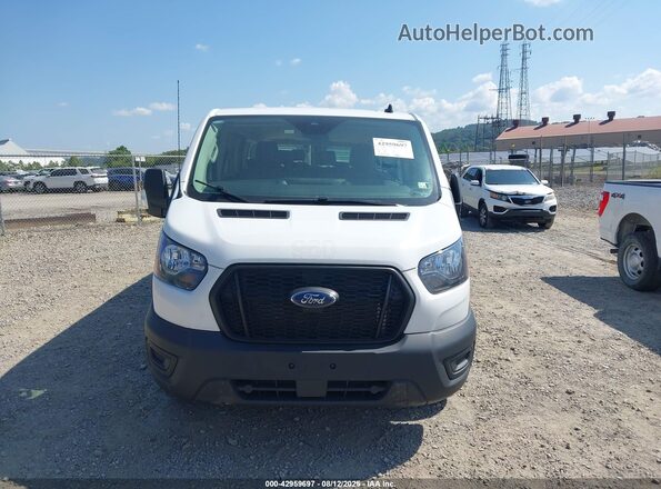 1FBAX2Y88PKA85095 2023 FORD PASSENGER White Вид задньої частини салону