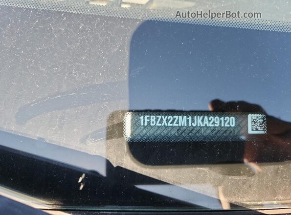 1FBZX2ZM1JKA29120 2018 FORD TRANSIT White 