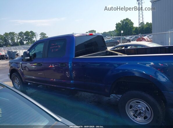 1FD7W3ET7HEC03902 2017 FORD F-350 CHASSIS Blue Սալոնի հետևի տեսք