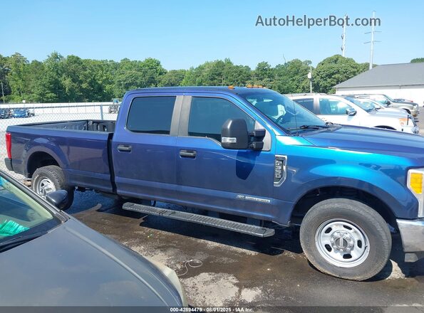1FD7W3ET7HEC03902 2017 FORD F-350 CHASSIS Blue Սարքավորումների վահանակի տեսք