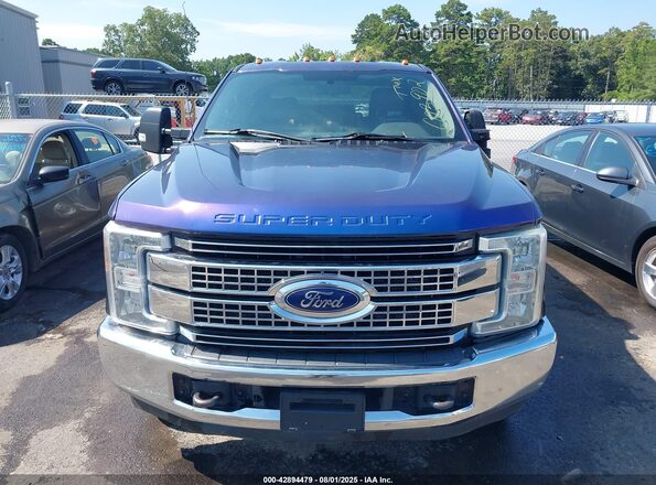 1FD7W3ET7HEC03902 2017 FORD F-350 CHASSIS Blue Դիմացի տեսք