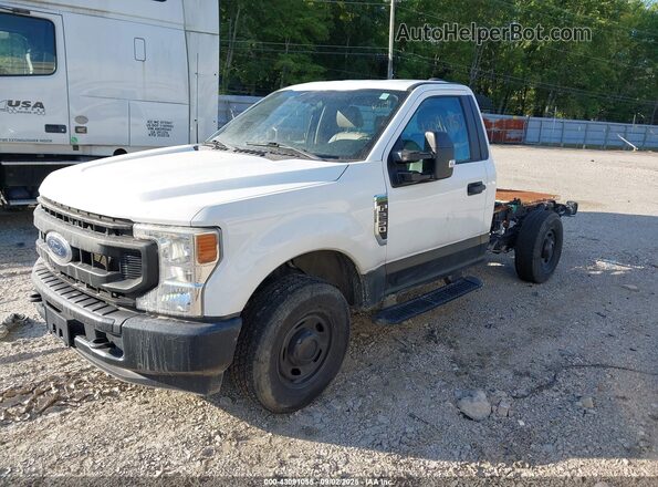 1FDBF2A62NED47776 2022 FORD F-250 White Առջևի ձախ երեք քառորդ տեսարան