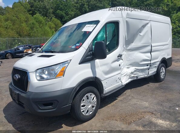 1FDBR1CG5MKB00386 2021 FORD TRANSIT White Vista tres cuartos delantera izquierda