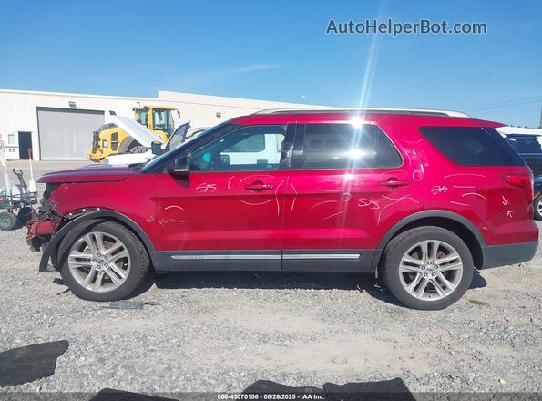 1FM5K7D83HGA66565 2017 FORD FORD EXPLORER Red 