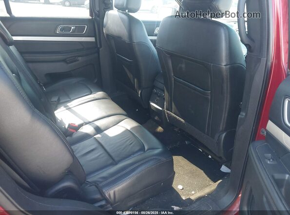 1FM5K7D83HGA66565 2017 FORD FORD EXPLORER Red VIN კოდის სტიკერის ხედი