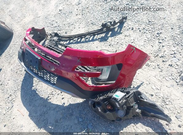 1FM5K7D83HGA66565 2017 FORD FORD EXPLORER Red ხელსაწყოთა პანელის ხედი