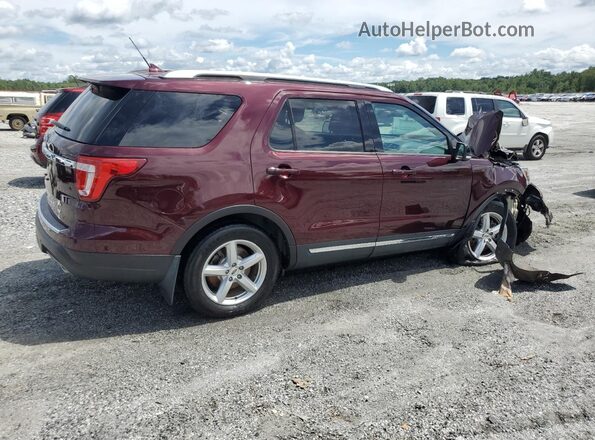 1FM5K7D84JGC31027 2018 FORD FORD EXPLORER Burgundy 