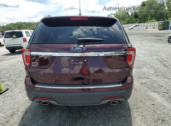 1FM5K7D84JGC31027 2018 FORD FORD EXPLORER Burgundy 