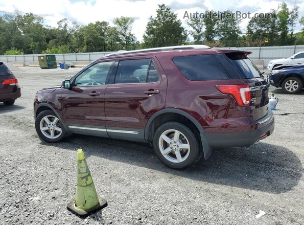 1FM5K7D84JGC31027 2018 FORD FORD EXPLORER Burgundy 