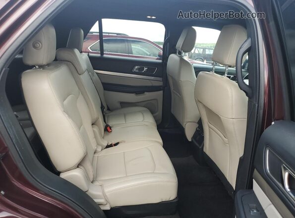 1FM5K7D84JGC31027 2018 FORD FORD EXPLORER Burgundy 