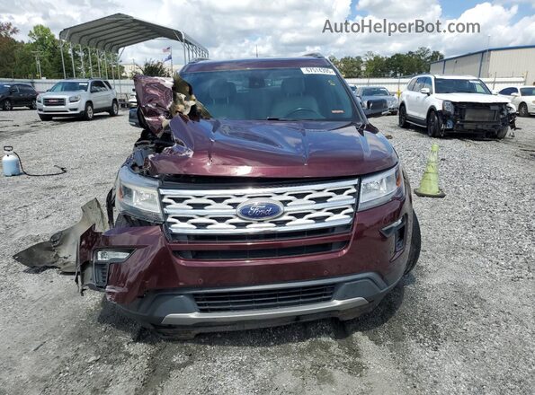 1FM5K7D84JGC31027 2018 FORD FORD EXPLORER Burgundy 