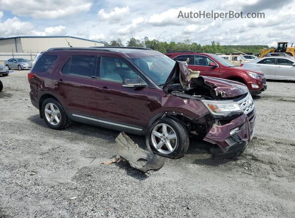 1FM5K7D84JGC31027 2018 FORD FORD EXPLORER Burgundy 