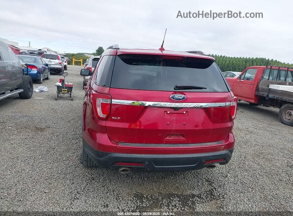 1FM5K7D85JGB89791 2018 FORD FORD EXPLORER Red 