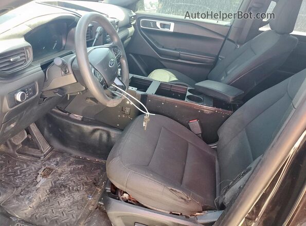 1FM5K8AC0LGA03737 2020 FORD FORD EXPLORER Black Vista interior delantera