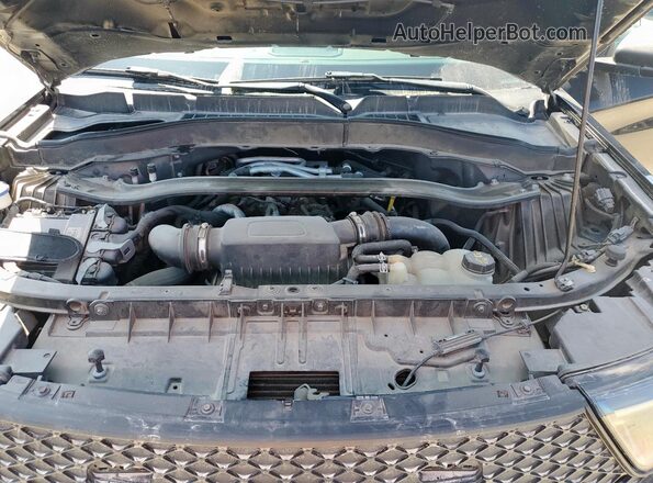 1FM5K8AC0LGA03737 2020 FORD FORD EXPLORER Black Vista del compartimento del motor