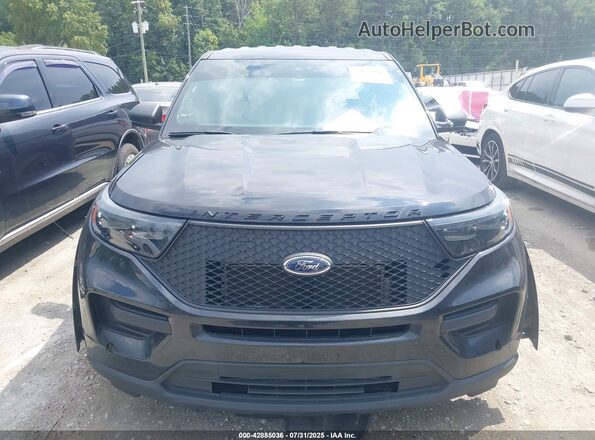 1FM5K8AC5RGA62131 2024 FORD POLICE INTERCEPTOR Black Widok zestawu wskaźników