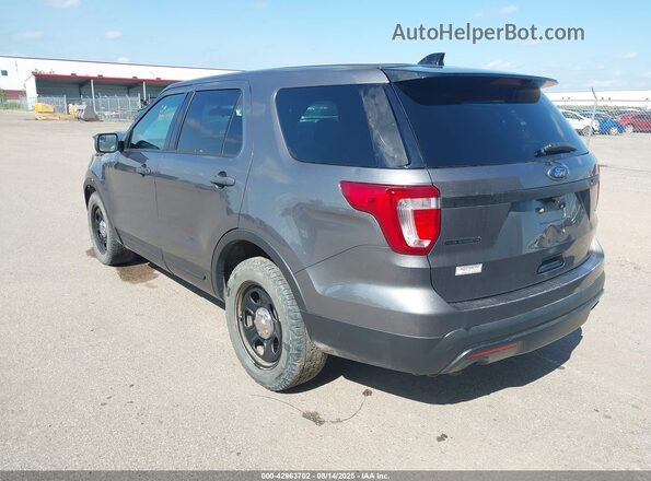1FM5K8AR5HGA27964 2017 FORD POLICE INTERCEPTOR Gray Rear left