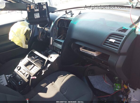 1FM5K8AR9GGA29117 2016 FORD POLICE INTERCEPTOR White წინა სალონის ხედი