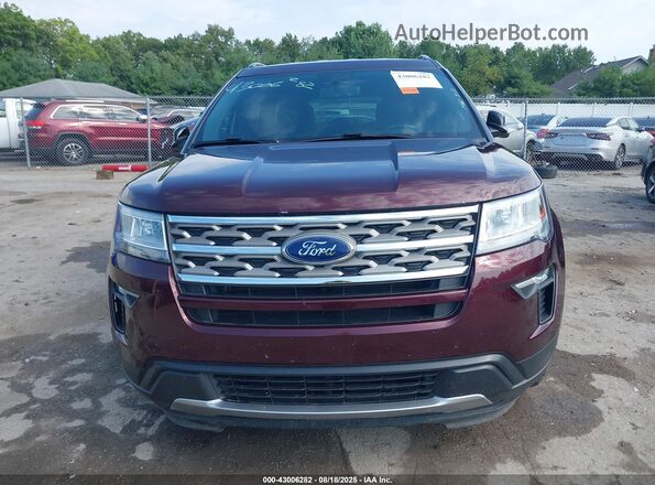 1FM5K8D85JGA40982 2018 FORD FORD EXPLORER Burgundy 