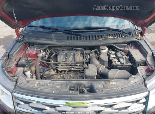 1FM5K8D85JGA40982 2018 FORD FORD EXPLORER Burgundy 