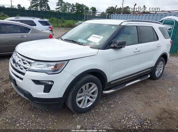 1FM5K8D89KGA81374 2019 FORD FORD EXPLORER White Передня ліва чверть