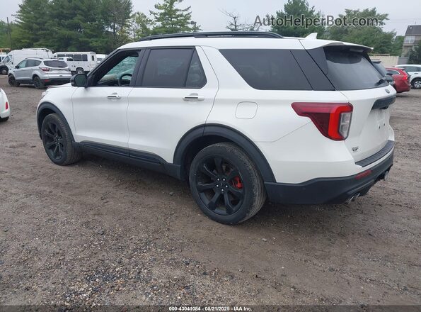 1FM5K8GC0LGC72957 2020 FORD FORD EXPLORER White Задня ліва чверть