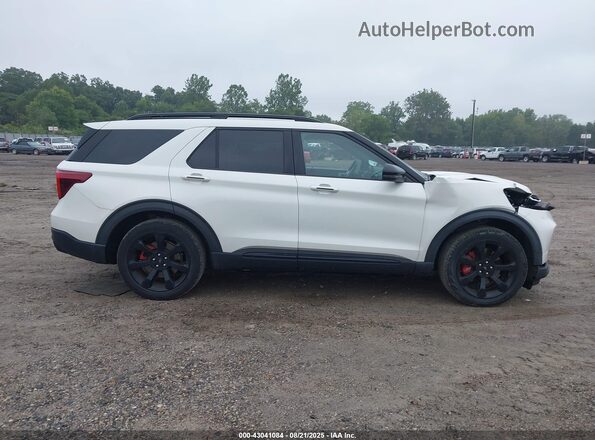 1FM5K8GC0LGC72957 2020 FORD FORD EXPLORER White Вид щитка приладів