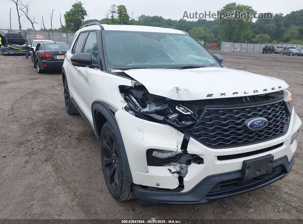 1FM5K8GC0LGC72957 2020 FORD FORD EXPLORER White Вид спереду