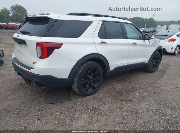 1FM5K8GC0LGC72957 2020 FORD FORD EXPLORER White Задня права чверть