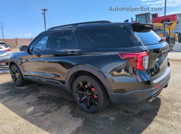 1FM5K8GC1LGC80971 2020 FORD FORD EXPLORER Black Հետևի ձախ