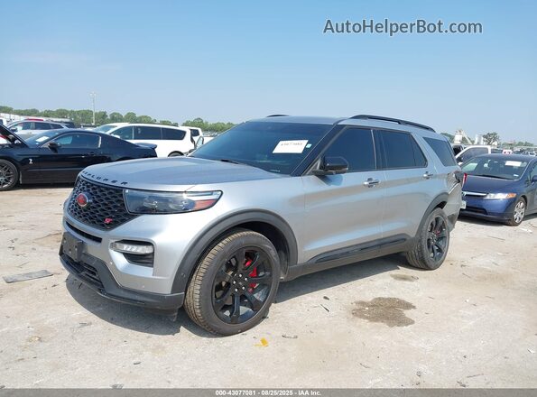1FM5K8GCXLGD15619 2020 FORD FORD EXPLORER Gray Передня ліва чверть