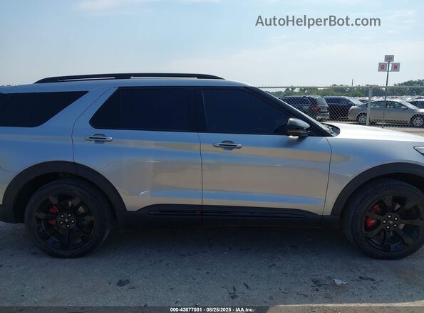 1FM5K8GCXLGD15619 2020 FORD FORD EXPLORER Gray Вид задньої частини салону