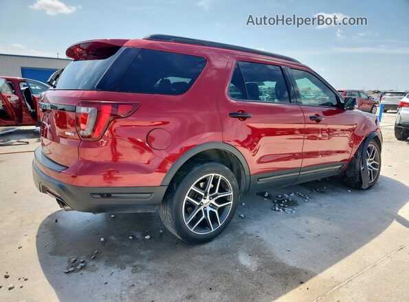 1FM5K8GT1JGC93281 2018 FORD FORD EXPLORER Красный 
