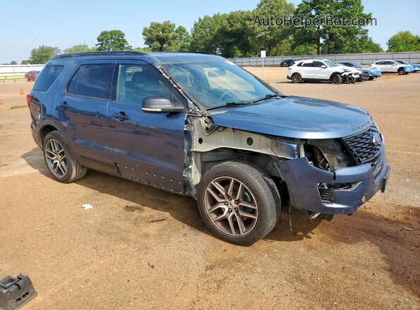 1FM5K8GT5JGC87273 2018 FORD FORD EXPLORER Blue 