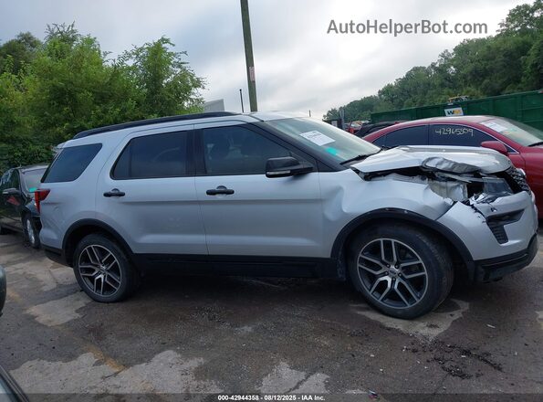 1FM5K8GT6JGC01310 2018 FORD FORD EXPLORER Серебряный Панорамный вид салона 360°