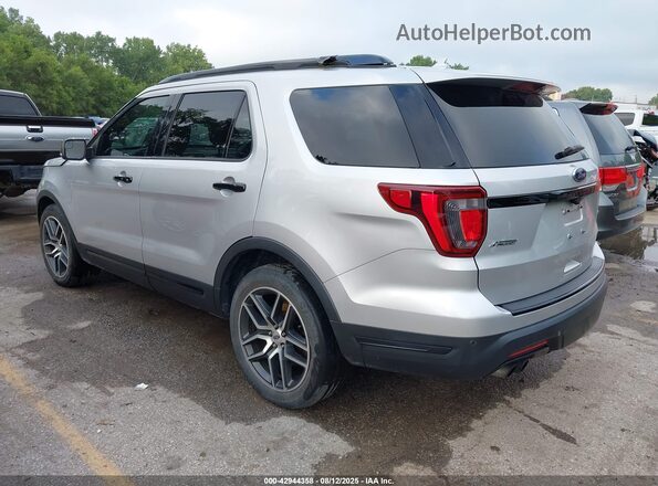 1FM5K8GT6JGC01310 2018 FORD FORD EXPLORER Серебряный Задняя левая четверть