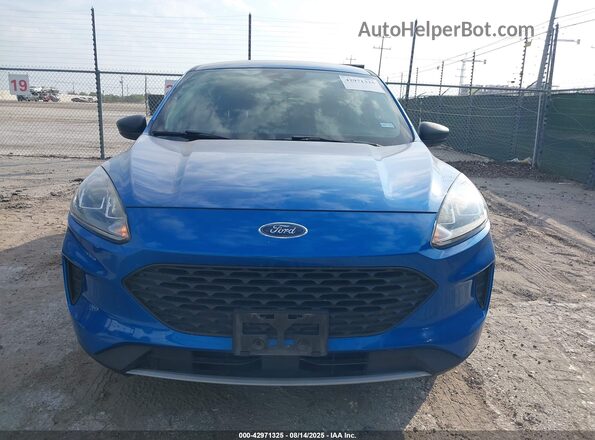 1FMCU0F63LUB91077 2020 FORD ESCAPE Blue Вид щитка приладів