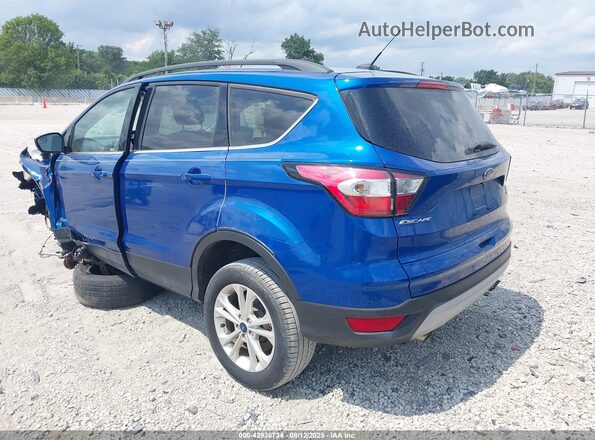 1FMCU0GDXJUC28250 2018 FORD ESCAPE Blue Tył lewy