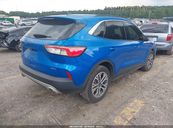 1FMCU0H62LUA66844 2020 FORD ESCAPE Синий Задняя правая четверть